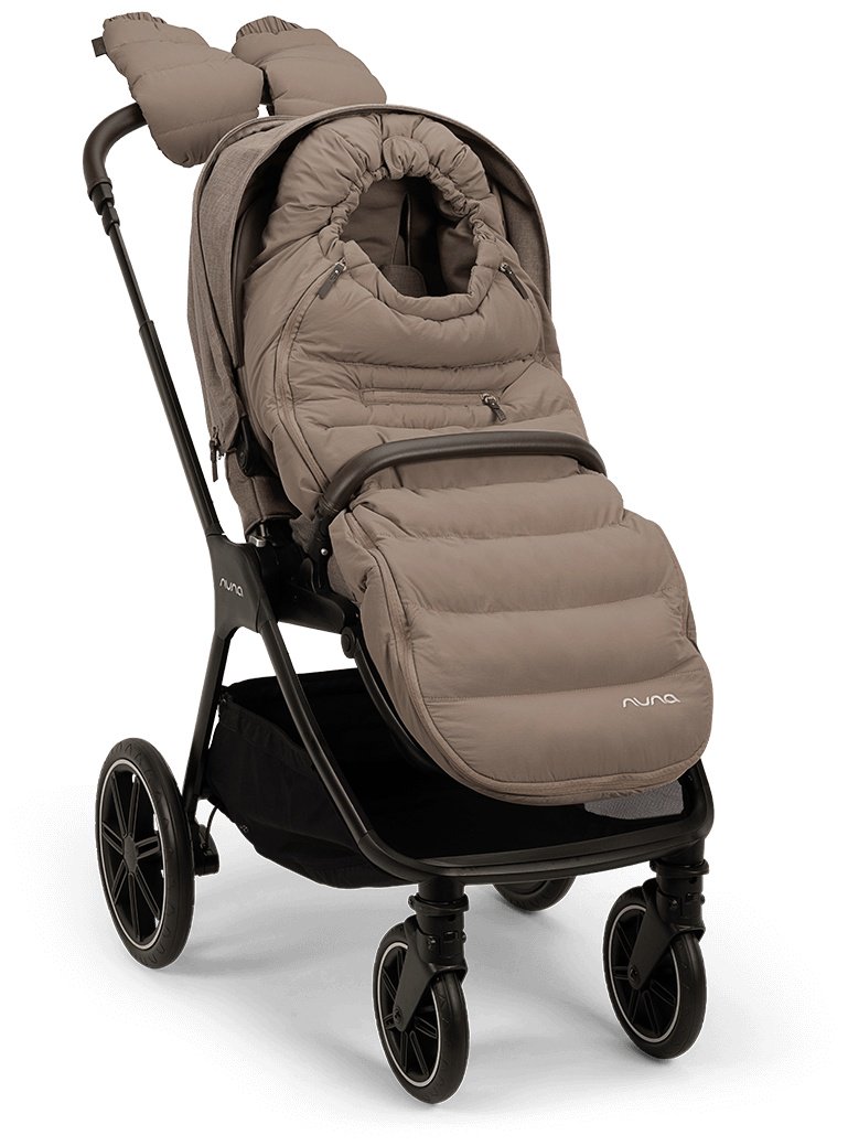 Коляска универсальная 2 в 1 Nuna Triv LX All-Season Set Cedar, бежевый купить,NaN