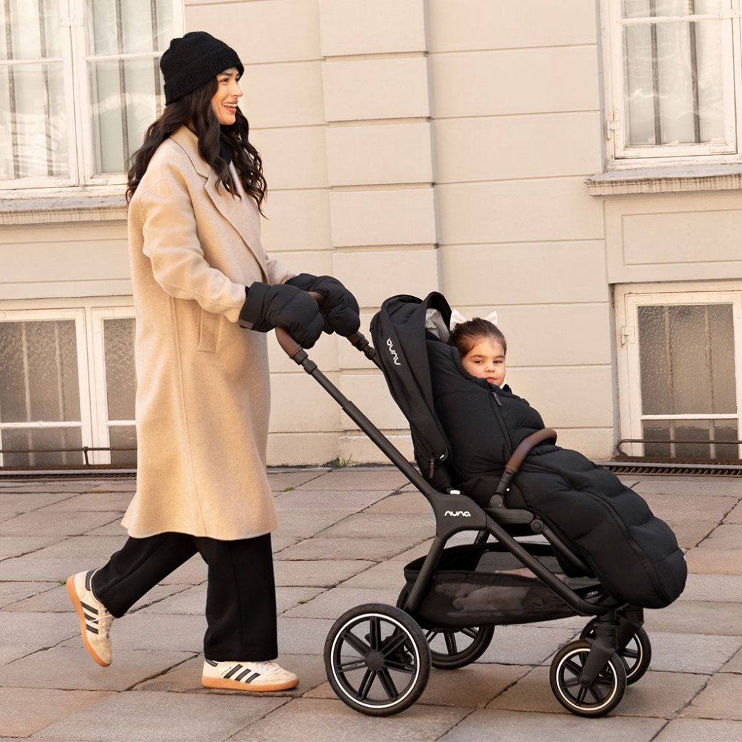 Коляска универсальная 2 в 1 Nuna Triv LX All-Season Set Cedar, бежевый купить,NaN