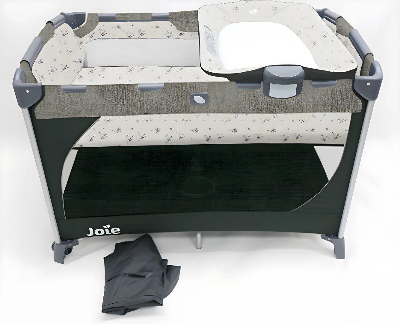 Кровать-манеж Joie Commuter Change Gray Plaid для детей от 0 до 3-х лет 106x70.5x80см купить,41900