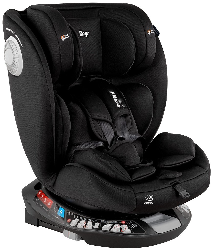 Pituso Roys+ Black G406-BL-BL 0/1/2/3 (до 36 кг) черный купить,63300