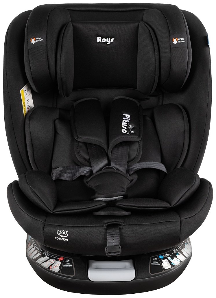 Pituso Roys+ Black G406-BL-BL 0/1/2/3 (до 36 кг) черный