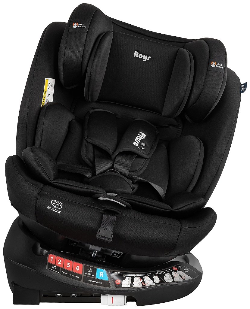 Pituso Roys+ Black G406-BL-BL 0/1/2/3 (до 36 кг) черный