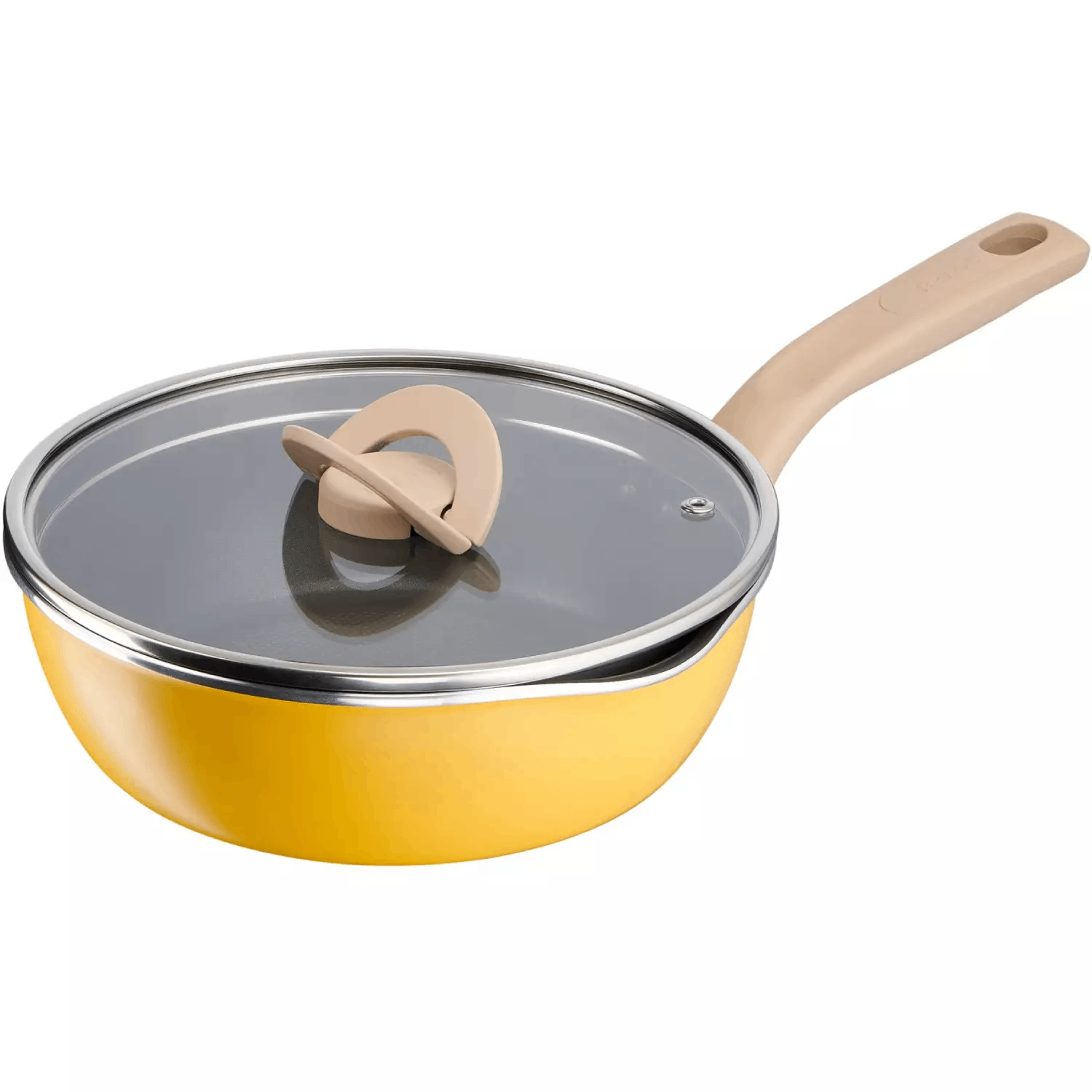 Сковорода Tefal One Pick Pot G1808604 22 см жёлтая купить,33990