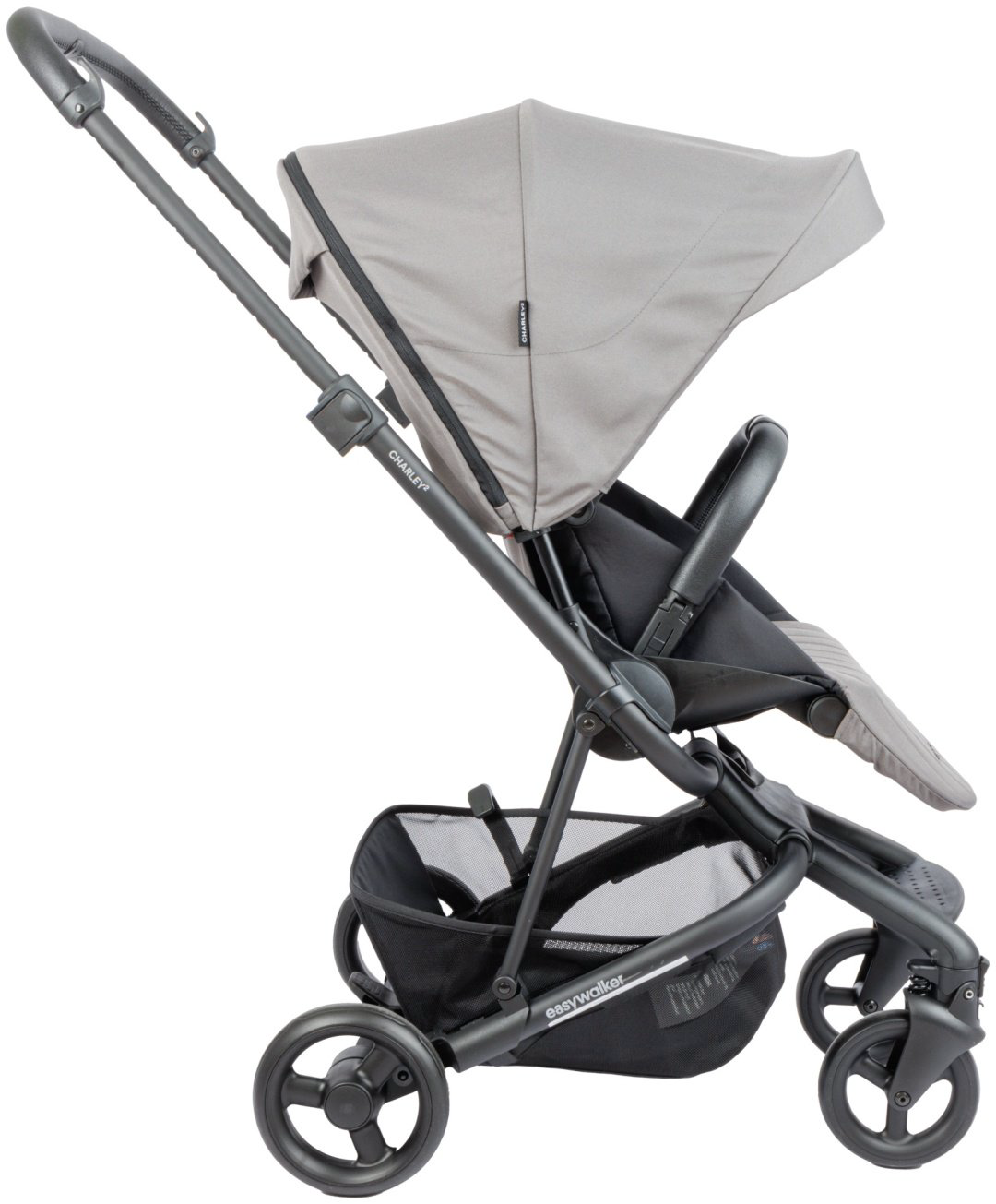 Коляска прогулочная Easywalker Charley 2 Pebble Grey, серый купить,NaN