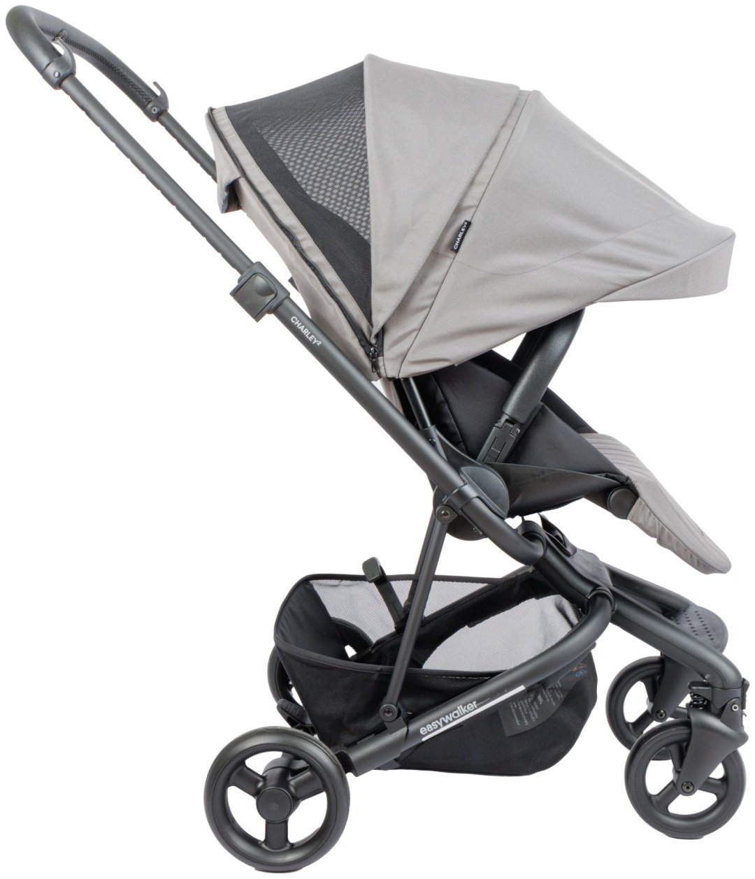 Коляска прогулочная Easywalker Charley 2 Pebble Grey, серый