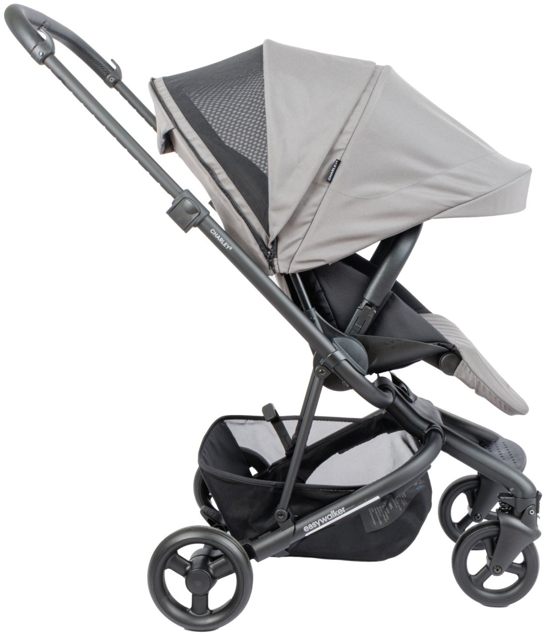 Коляска прогулочная Easywalker Charley 2 Pebble Grey, серый купить,NaN