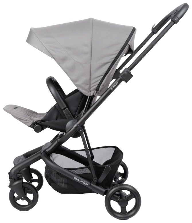 Коляска прогулочная Easywalker Charley 2 Pebble Grey, серый