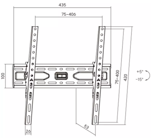 Кронштейн ARAY+ KL36-44T 32"-75"