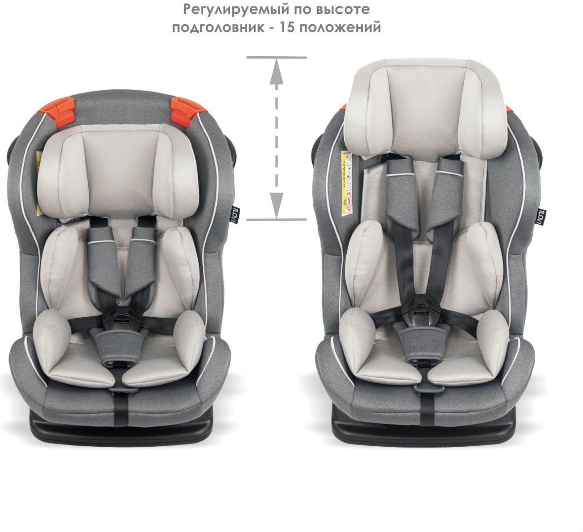 Автокресло iLovi Trip Cloud Grey 0/1/2 (до 25 кг) серый