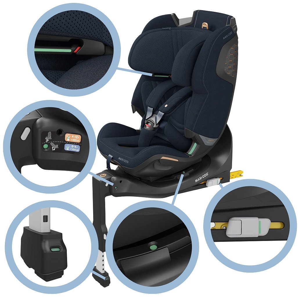 Maxi-Cosi Emerald 360 Pro 8621477110 0/1/2/3 (до 36 кг) синий купить,370300