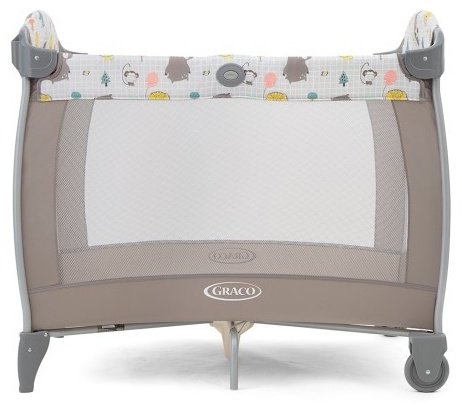 Манеж-кровать Graco Contour Electra Little Adventures 106х72.5х90.5см бежевый