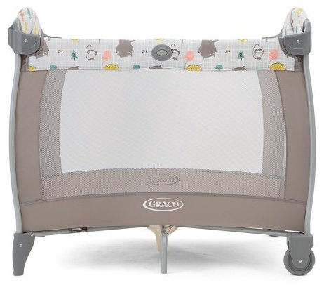 Манеж-кровать Graco Contour Electra Little Adventures 106х72.5х90.5см бежевый купить,57900