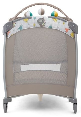 Манеж-кровать Graco Contour Electra Little Adventures 106х72.5х90.5см бежевый купить,57900