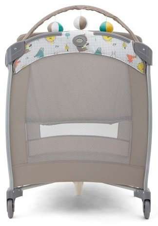 Манеж-кровать Graco Contour Electra Little Adventures 106х72.5х90.5см бежевый купить,57900