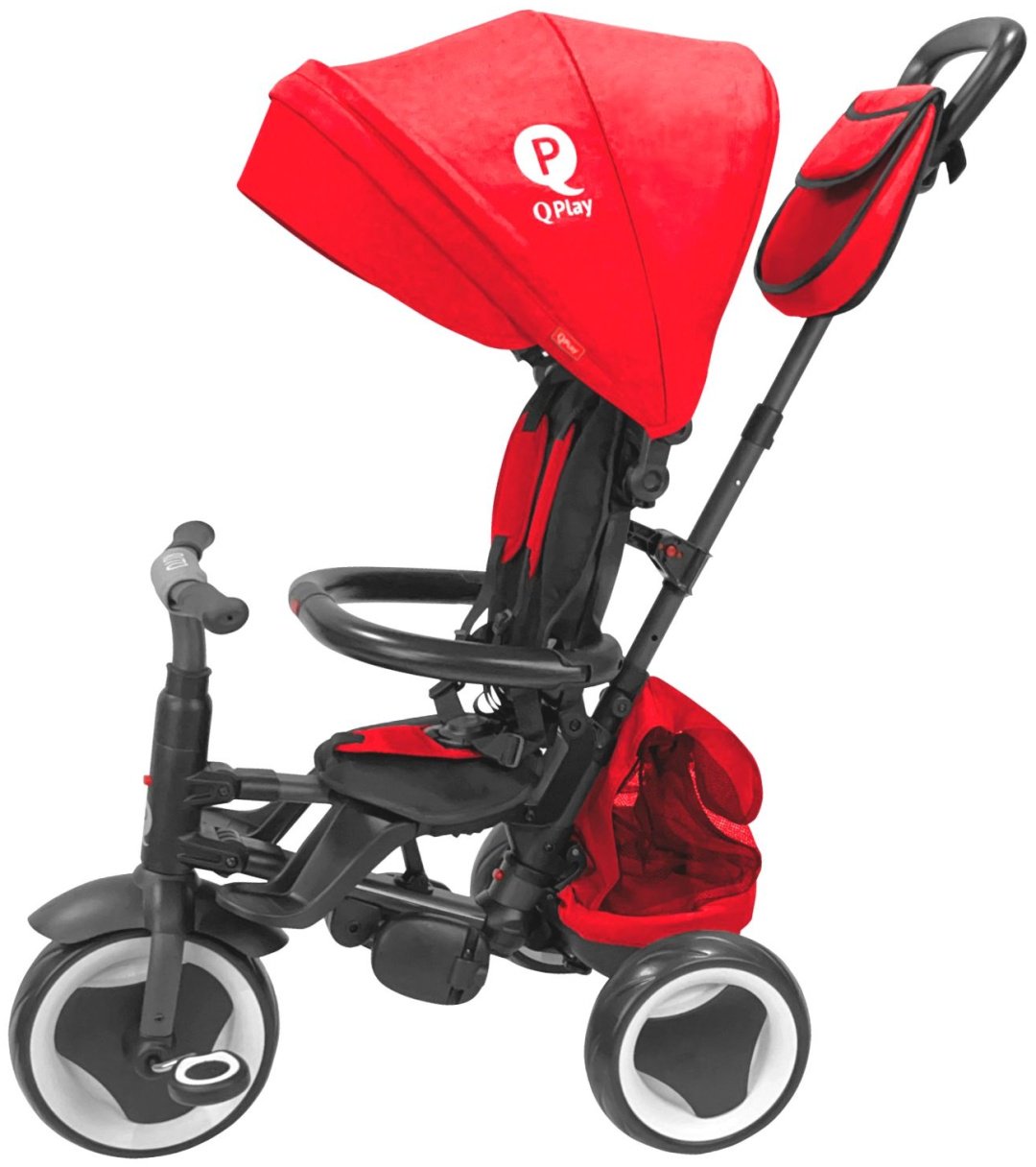 Трёхколёсный велосипед QPLAY RITO Plus S380-8 красный
