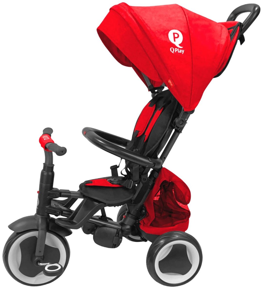 Трёхколёсный велосипед QPLAY RITO Plus S380-8 красный