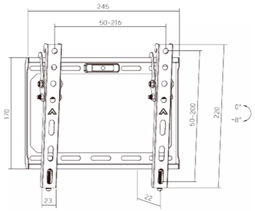 Кронштейн ARAY+ KL37-22T 13"-43"