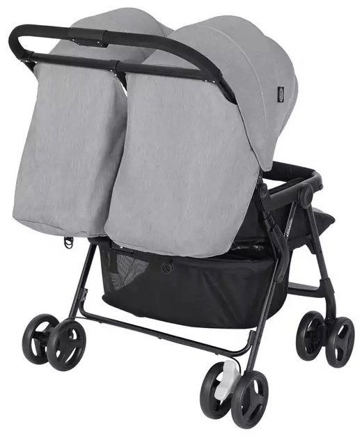 Коляска прогулочная Graco Steeple Duo Rider, серый