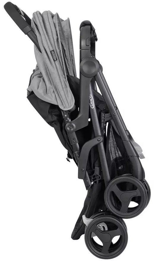 Коляска прогулочная Graco Steeple Duo Rider, серый