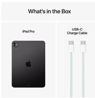 Планшет Apple iPad Pro 11 2024 with Standard glass MVW13 256Gb Wi-Fi + Cellular Space Black купить,0