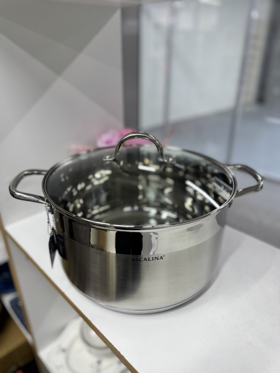 Кастрюля 10 л, Vicalina VL-1077 сталь купить,NaN