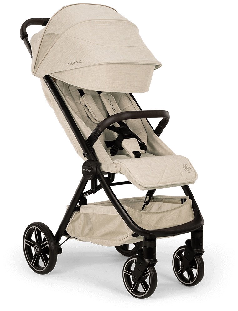 Коляска прогулочная Nuna TRVL LX BMW Mica, бежевый