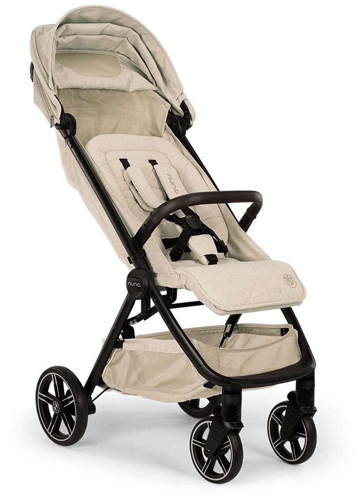 Коляска прогулочная Nuna TRVL LX BMW Mica, бежевый