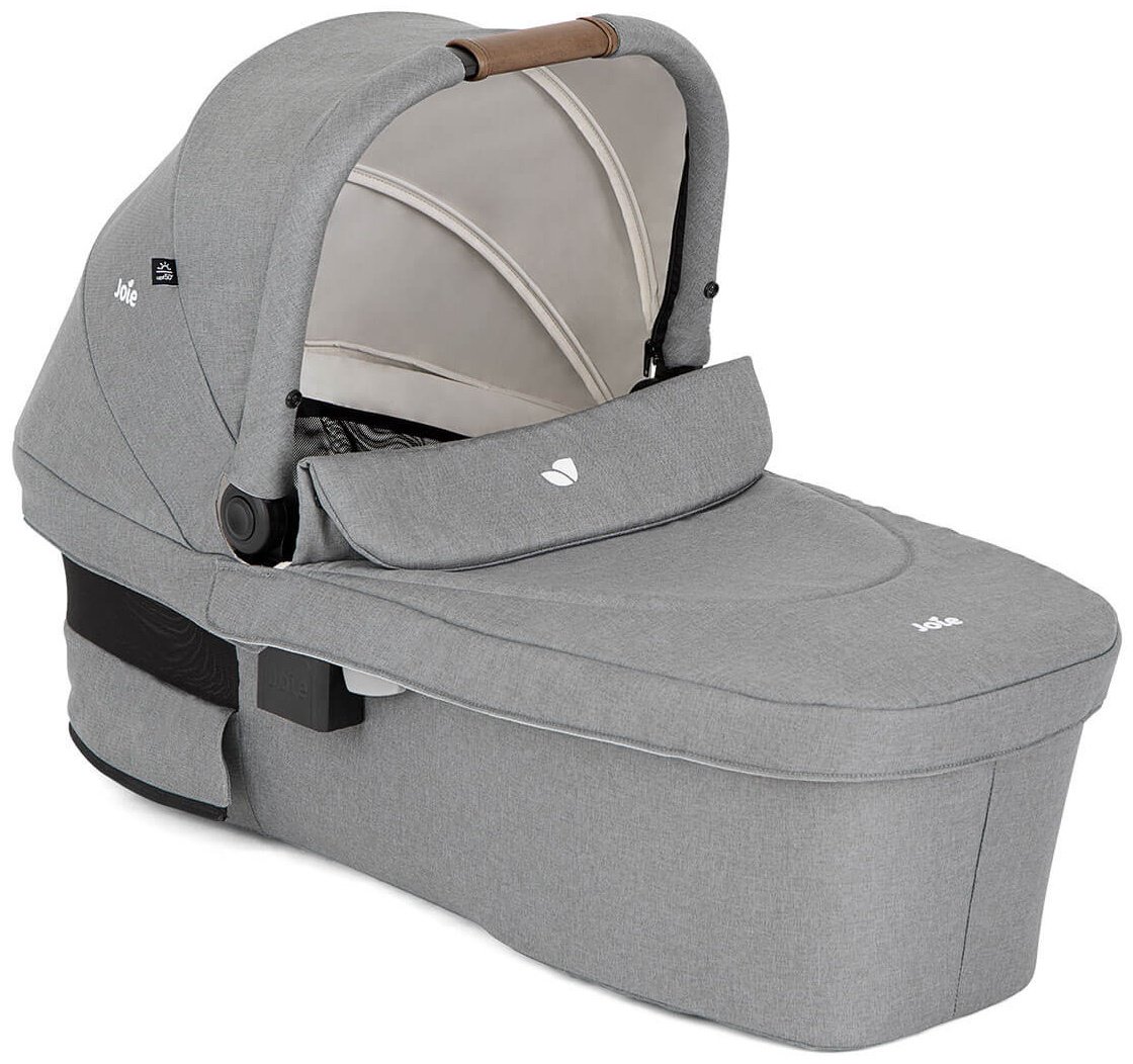 Коляска универсальная 2 в 1 Joie Parcel LX Ebony/Ramble XL Pebble, серый, темно-серый