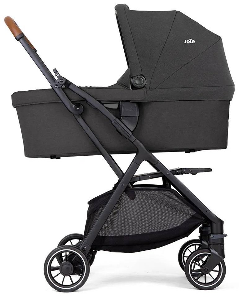 Коляска универсальная 2 в 1 Joie Pact Pro 2в1 Shell Gray/Ramble XL Pebble, темно-серый, черный