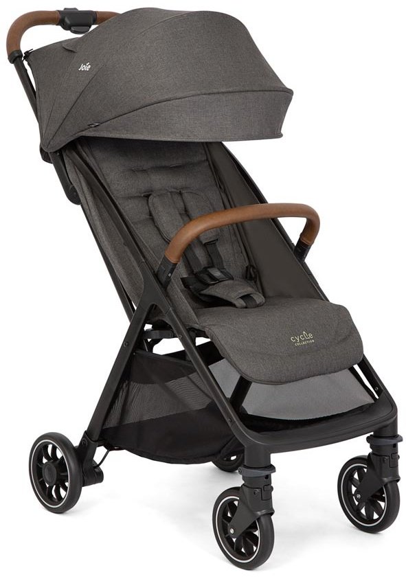 Коляска универсальная 2 в 1 Joie Pact Pro 2в1 Shell Gray/Ramble XL Pebble, темно-серый, черный