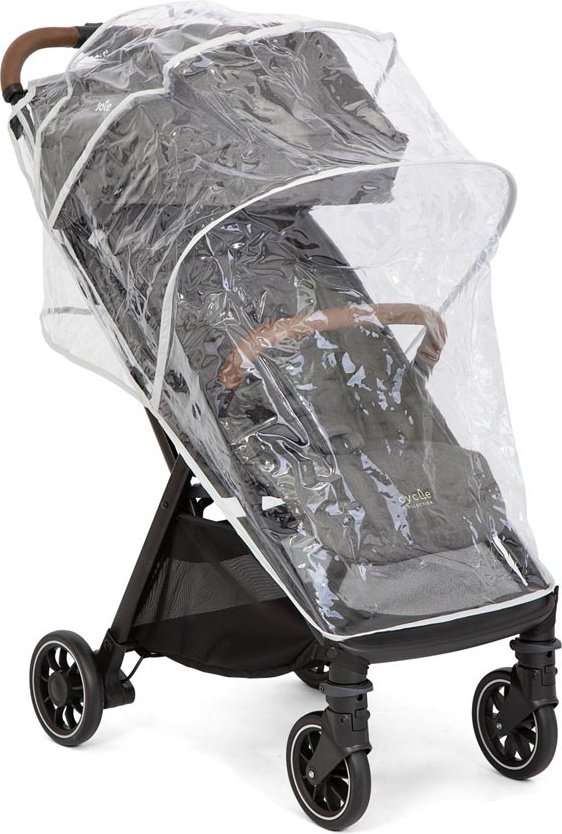 Коляска универсальная 2 в 1 Joie Pact Pro 2в1 Shell Gray/Ramble XL Pebble, темно-серый, черный