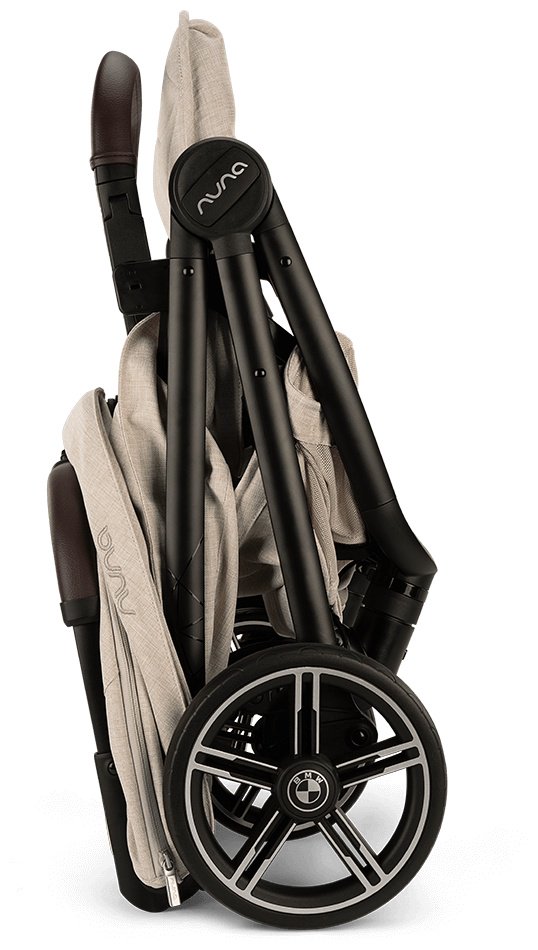Коляска прогулочная Nuna TRVL LX BMW Mica, бежевый купить,229900