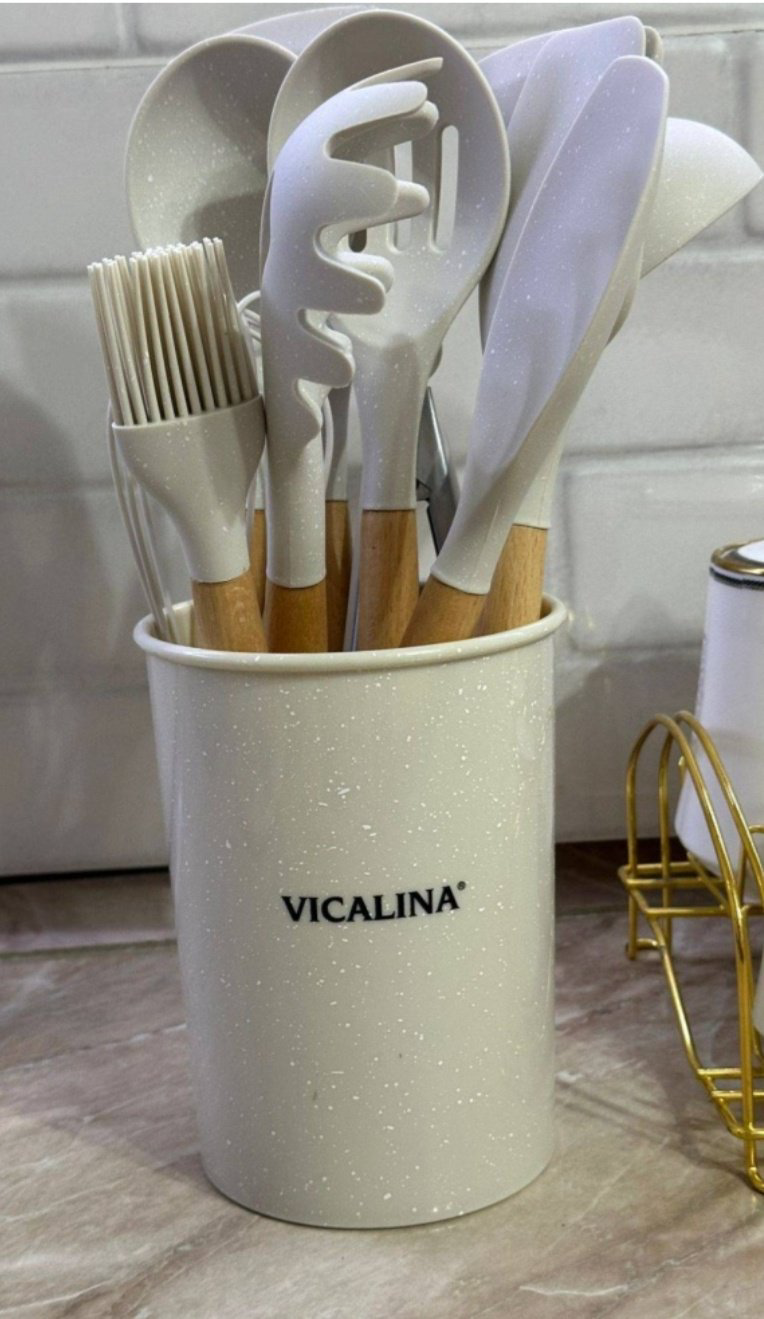 Набор кухонных инструментов Vicalina силикон, 12 шт купить,NaN
