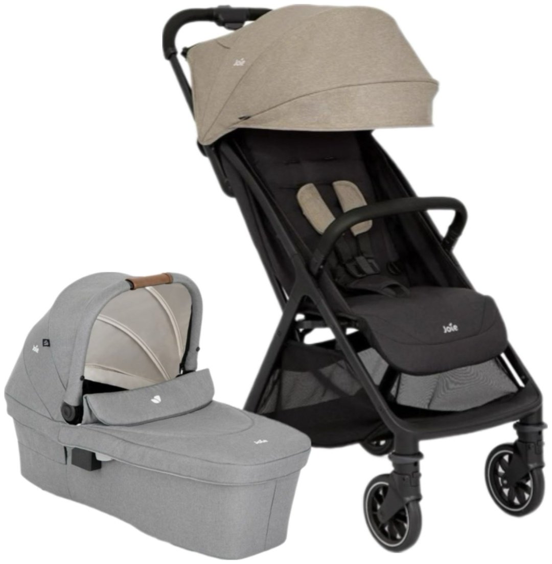 Коляска универсальная 2 в 1 Joie Pact Pro 2в1 Twig/Ramble XL Pebble, черный, бежевый, серый - ForteMarket Коляска универсальная 2 в 1 Joie Pact Pro 2в1 Twig/Ramble XL Pebble, черный, бежевый, серый купить,178000