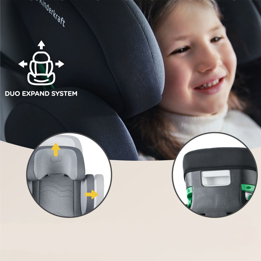 Kinderkraft XPAND 2 i-Size 2/3 (15-36 кг) серый