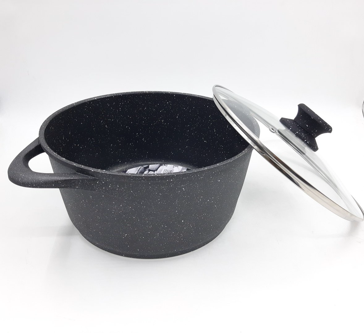 Кастрюля 4.6 л, Vicalina Casserole VL0124 мраморная крошка купить,NaN