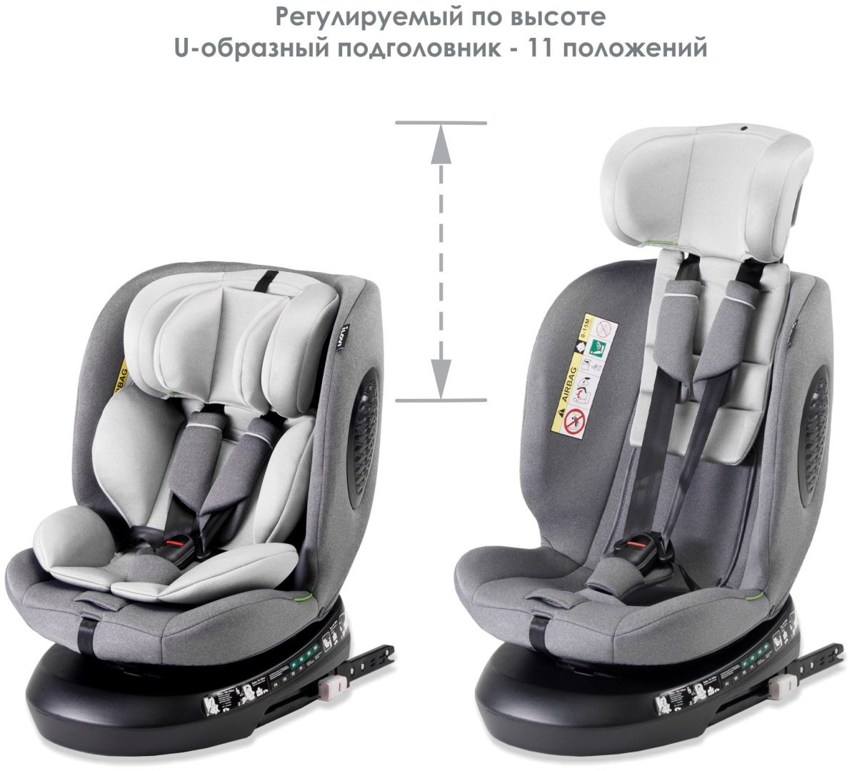 ILovi Relifix 2 0/1/2/3 (до 36 кг) светло-серый купить,65990