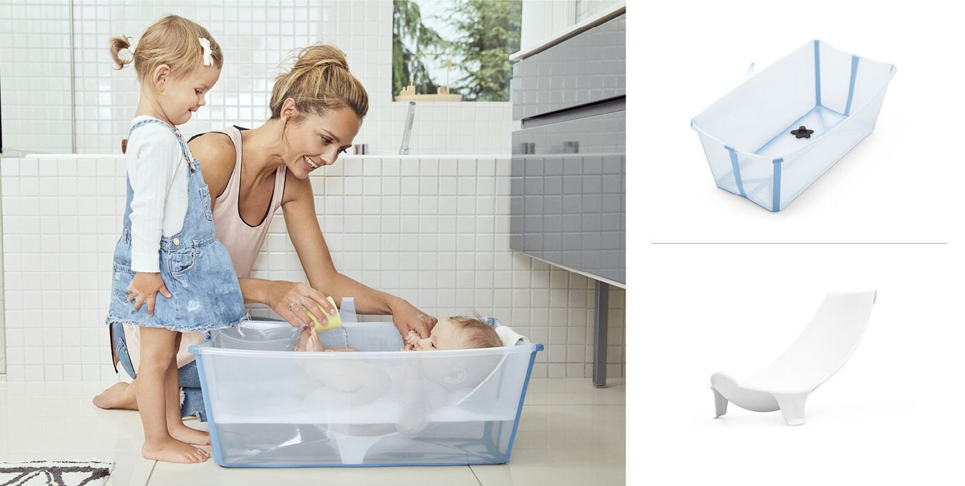 Stokke Flexi Bath Bundle, 64x30 см, бежевый