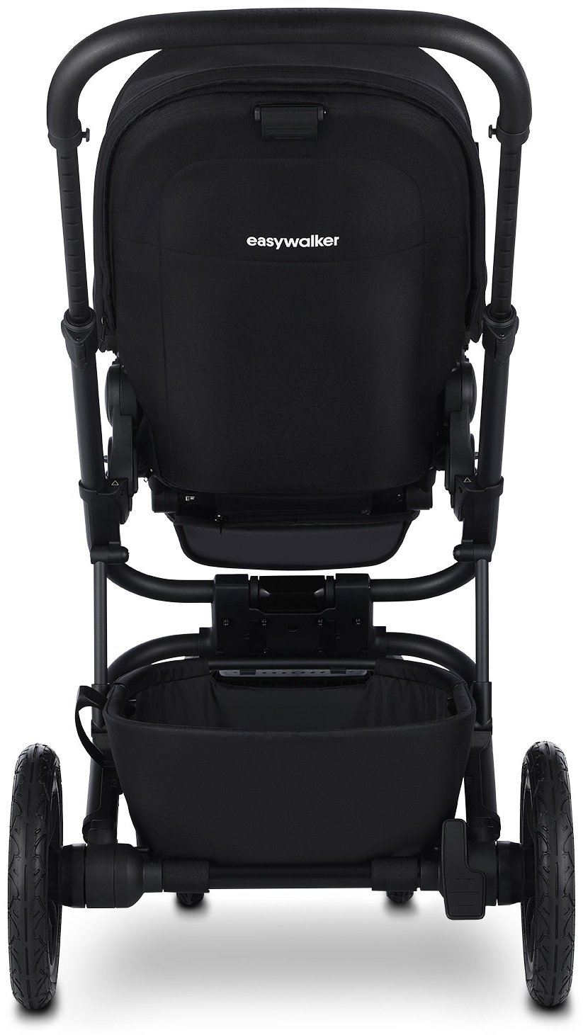 Easywalker Harvey5 Air Midnight Black прогулочная коляска черная с надувными колесами
