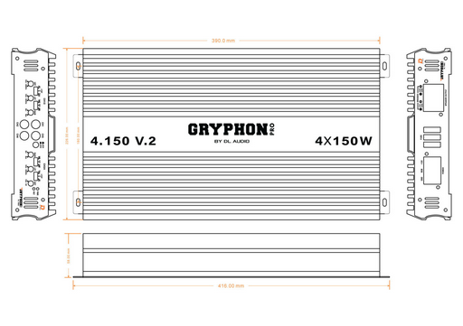 DL Audio Gryphon Pro 4.150 v.2 450 Вт 4 канальный