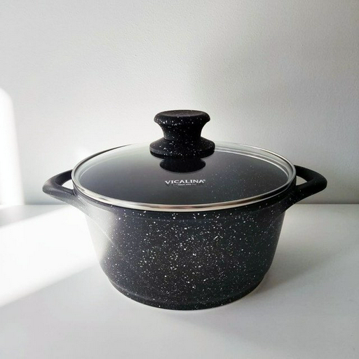 Кастрюля 5.4 л, Vicalina VL-0124 алюминий