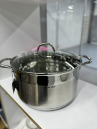Кастрюля 10 л, Vicalina VL-1077 сталь