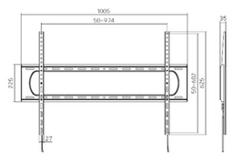 Кронштейн ARAY+ LP73-69F 60"-120"