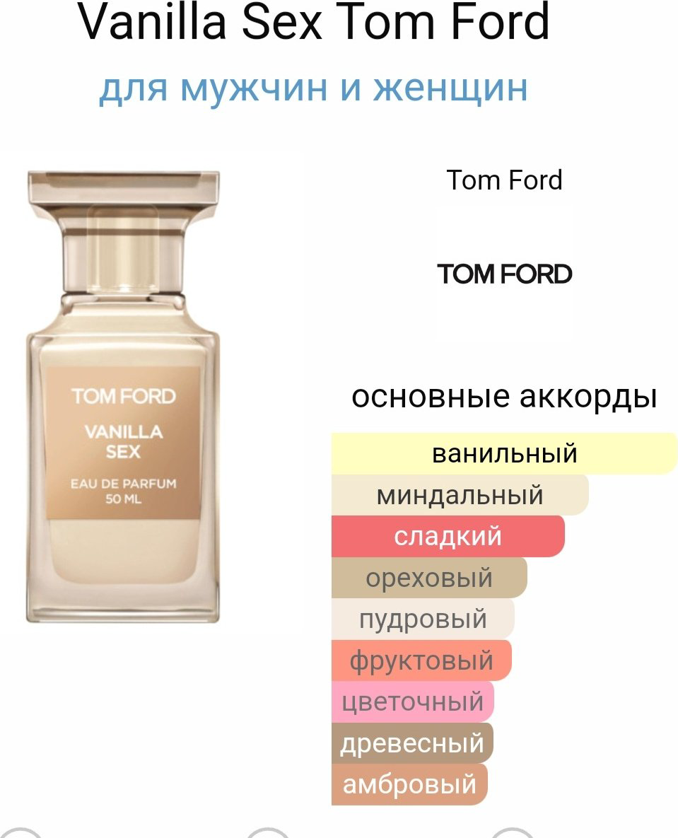 TOM FORD Vanilla Sex парфюмерная вода EDP 100 мл, унисекс купить,NaN