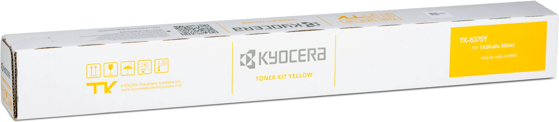 Тонер-картридж Kyocera TK-8375Y 1T02XDANL0 желтый