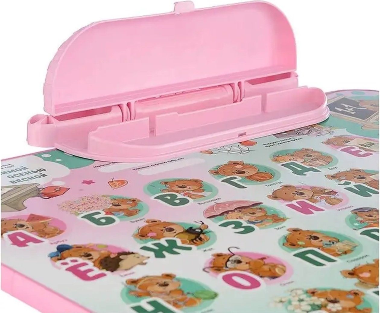 Nika Забавные медвежата КП2/ЗМ парта, 60x45x58 см, розовый