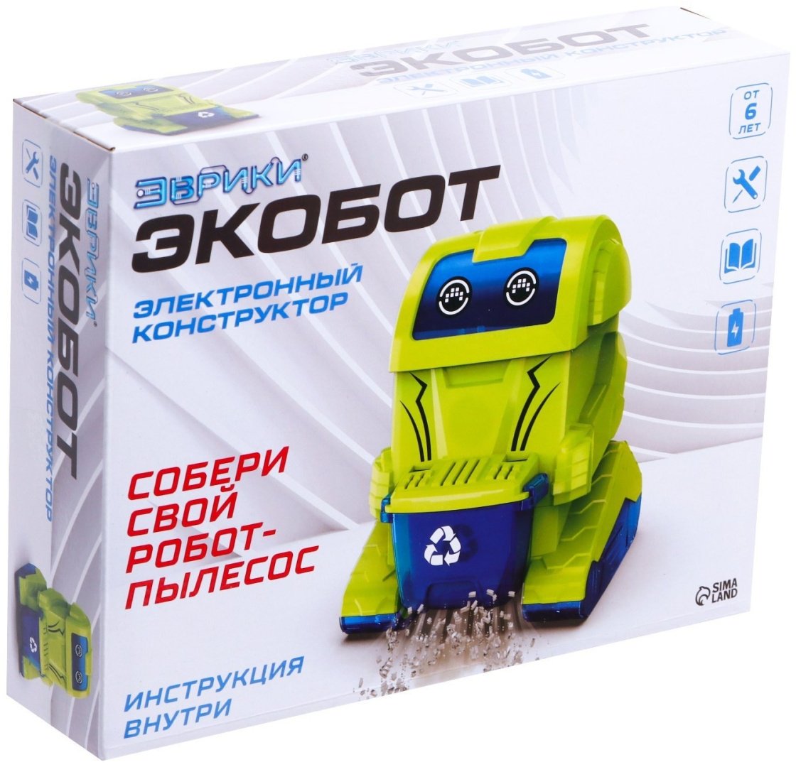 Конструктор Эврики Экобот, деталей 14 шт купить,NaN