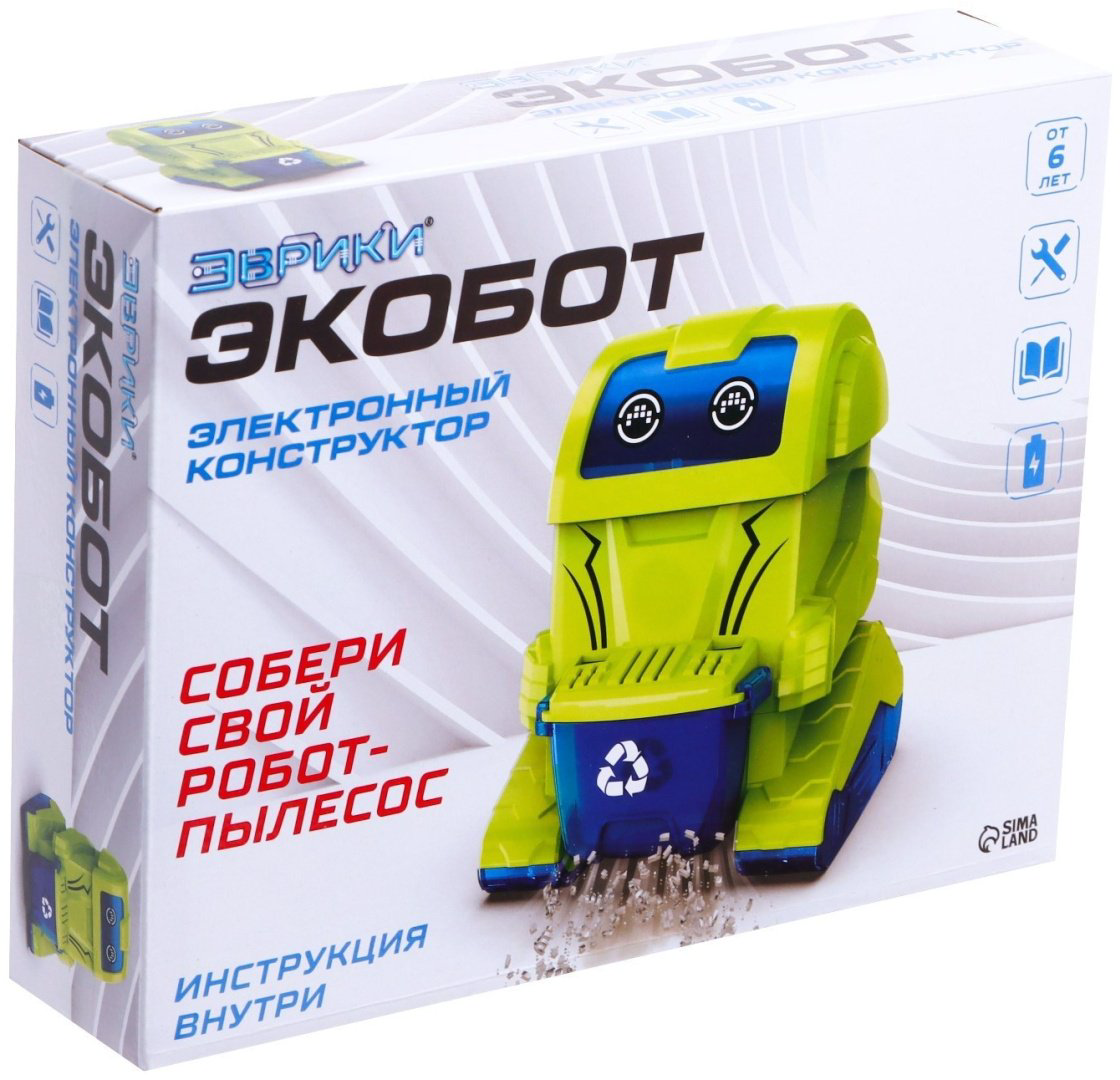 Конструктор Эврики Экобот, деталей 14 шт купить,NaN