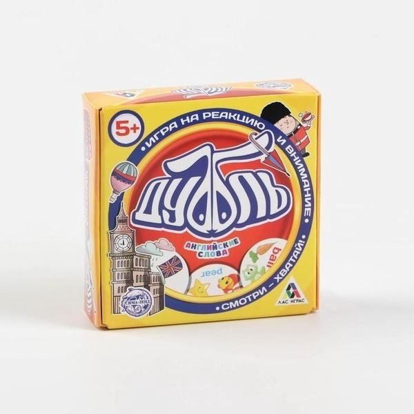Настольная игра Лас Играс Дуббль Английские слова 2579446 купить,NaN