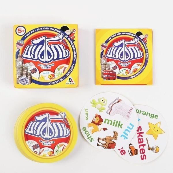 Настольная игра Лас Играс Дуббль Английские слова 2579446 купить,NaN